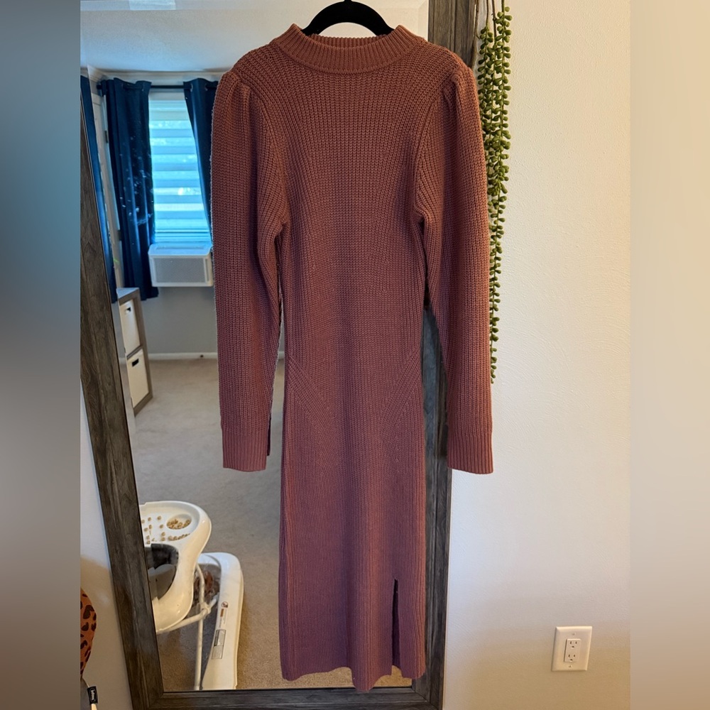 maxi sweater dress - size S
